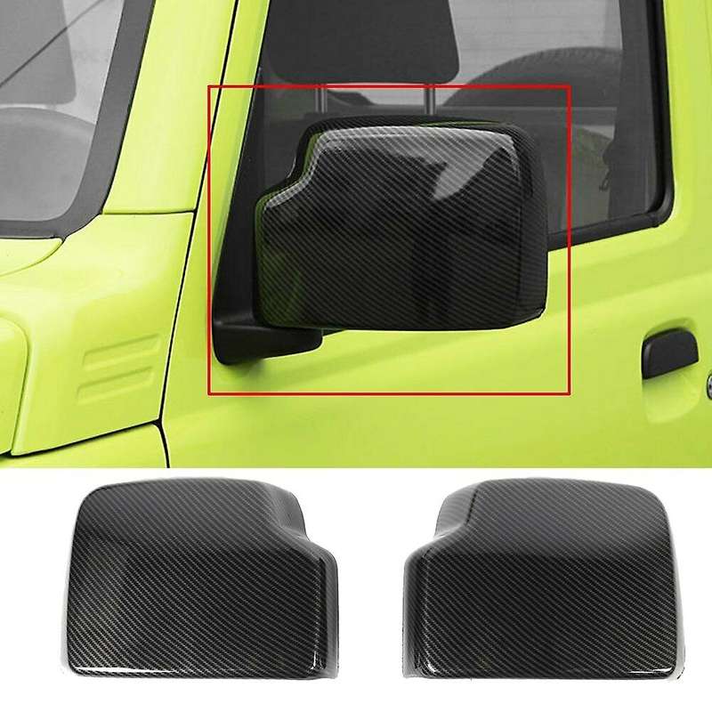 2Pcs Car Carbon Fiber Rearview Mirror Cover for 2019-2020