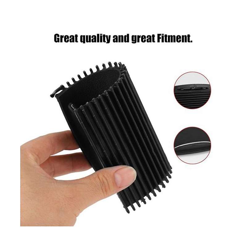 2PCS Car Center Console Sliding Shutters Cup Holder Roller Shutter Cover for C-Class W203 00-07 203