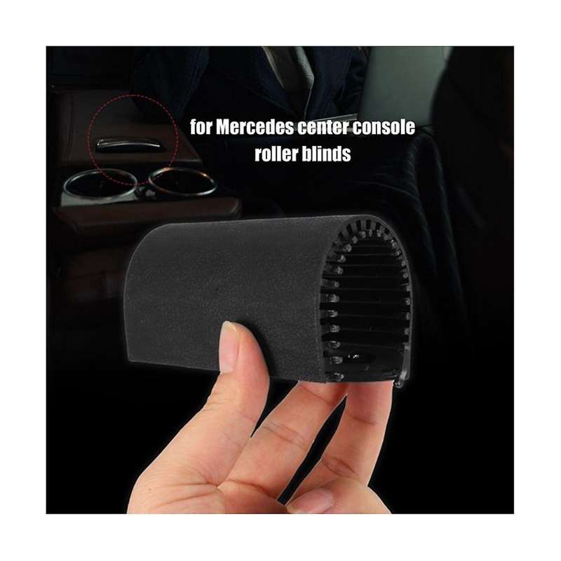 2PCS Car Center Console Sliding Shutters Cup Holder Roller Shutter Cover for C-Class W203 00-07 203