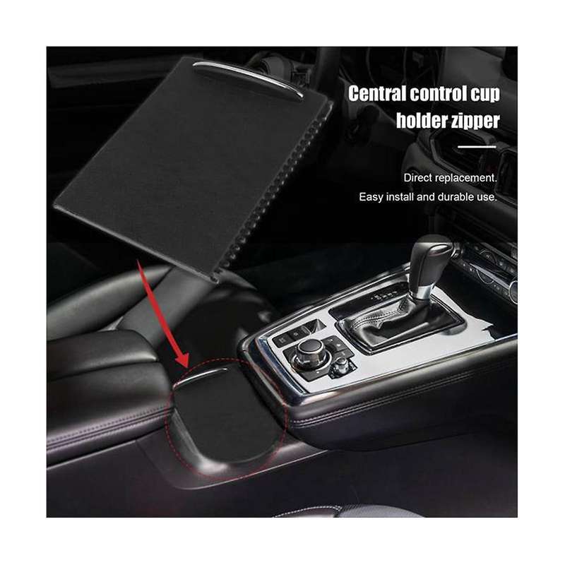 2PCS Car Center Console Sliding Shutters Cup Holder Roller Shutter Cover for C-Class W203 00-07 203