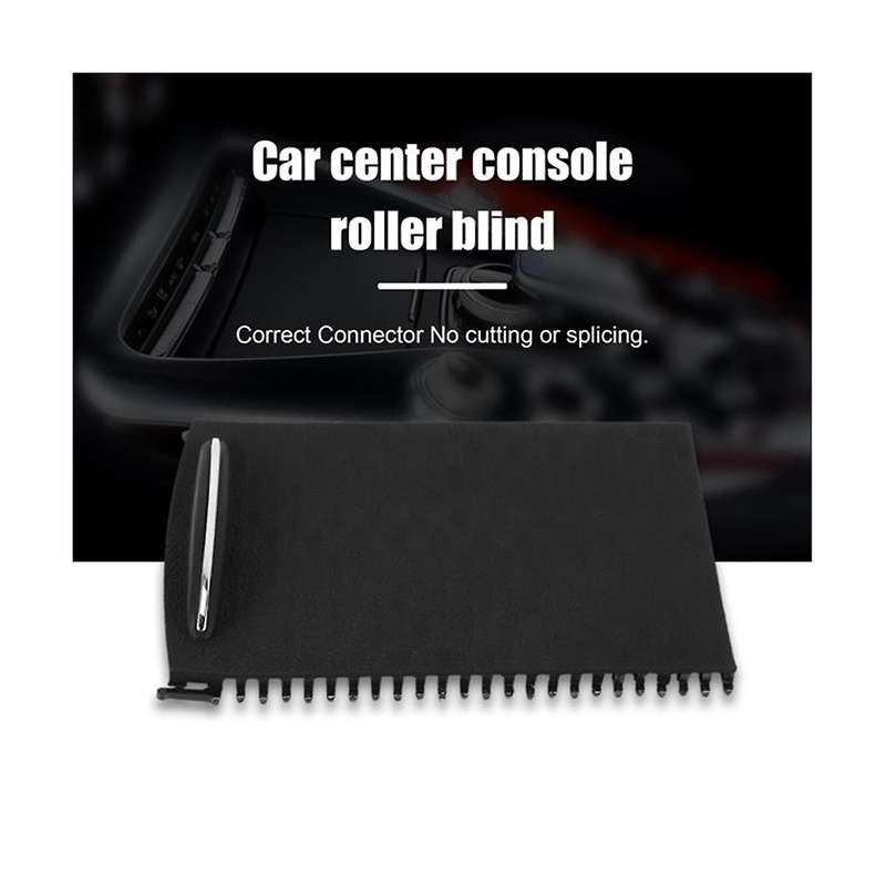2PCS Car Center Console Sliding Shutters Cup Holder Roller Shutter Cover for C-Class W203 00-07 203