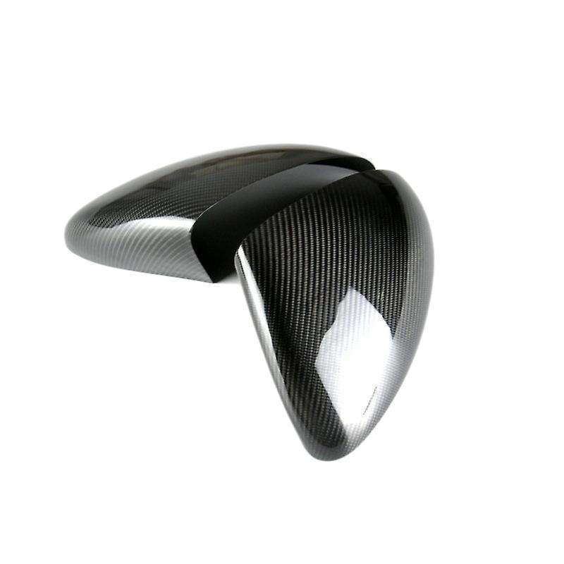 2pcs Car Carbon Fiber Side Rear View Mirror Cover Trim for  958 2011-2014