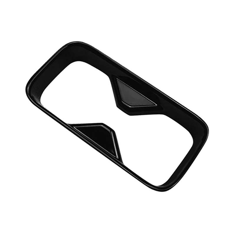 2Pcs Car Center Console Water Cup Holder Decoration Cover Trim Stickers for -V Vezel 2021-2023 Gloss