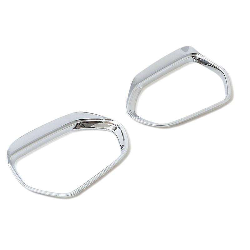 2Pcs Car Chrome Rearview Mirror Rain Eyebrow Covers Trim for 2018-2020