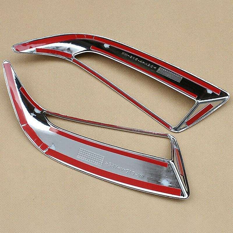 2Pcs Car Chrome Rear Fog Light Lamp Cover Mould Trims for RX 2016-2019