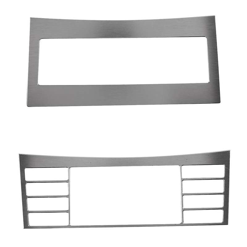 2pcs Car Console Air Conditioning Cd Panel Button Frame Trim for E Class W212 E200l E260l E300l 200