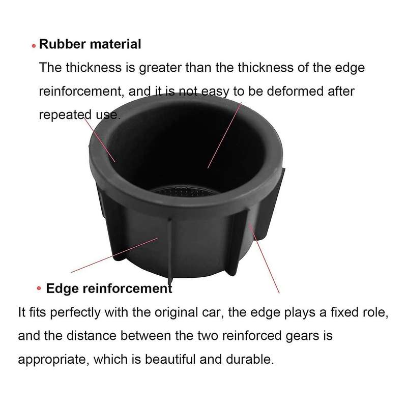 2Pcs Car Cup Holder Console Box Cup Holder Insert Compatible for 2006-2011 55618-42040 5561842040