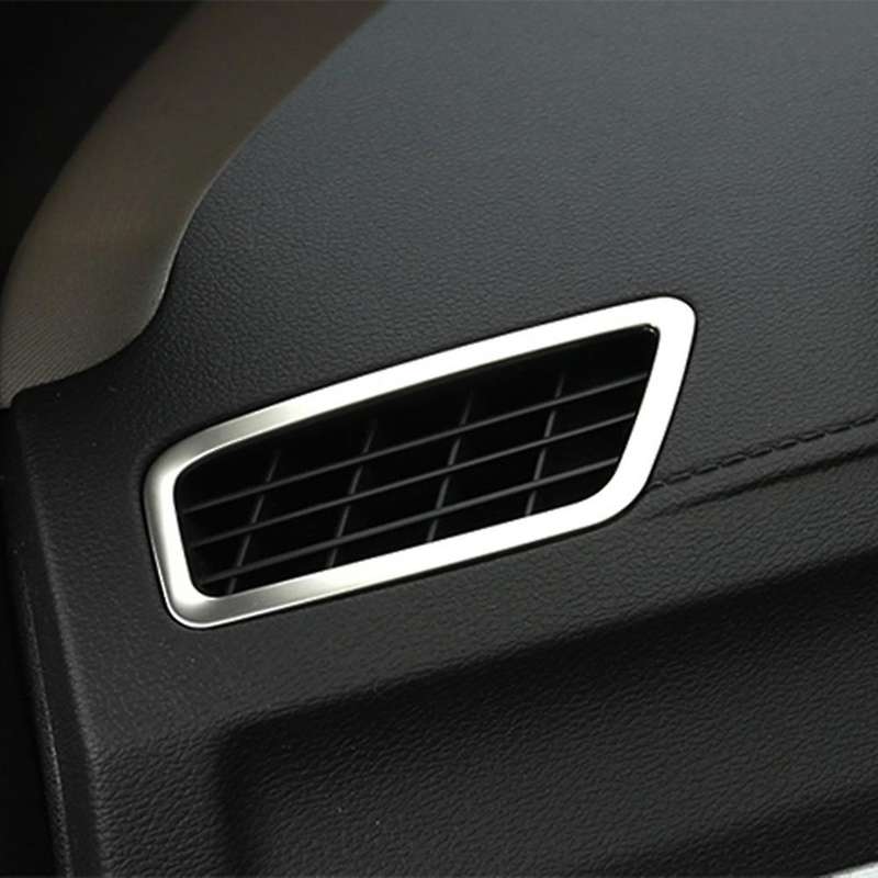 2Pcs Car Dashboard Air Outlet Vent Cover Trim Frame Sticker for Atlas Boyue NL-3 X70 2017-2019