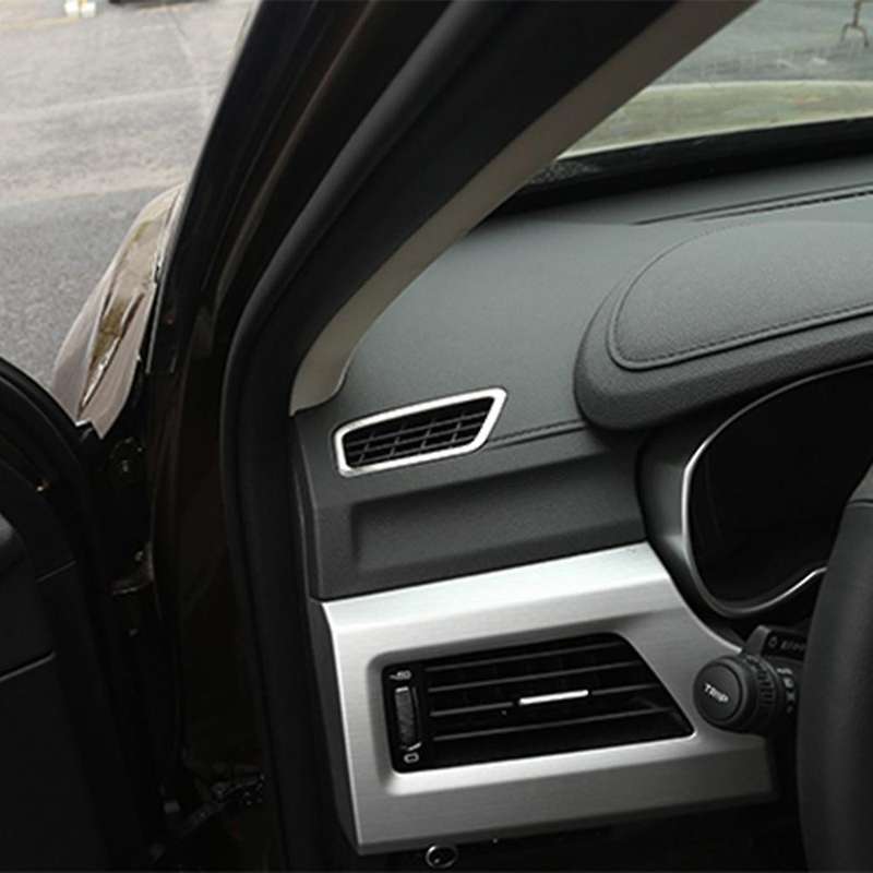 2Pcs Car Dashboard Air Outlet Vent Cover Trim Frame Sticker for Atlas Boyue NL-3 X70 2017-2019