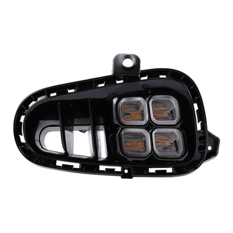 2PCS Car Daytime Running Light for 2018-2020 Front Bumper Fog Light Lamp Assembly LED DRL White Yell