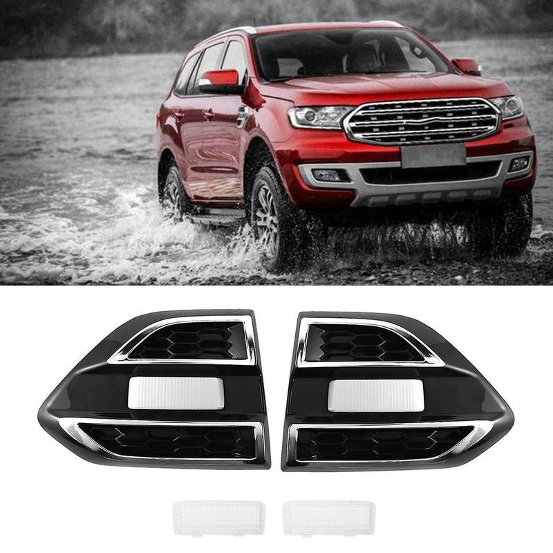 2Pcs Car Door Cover LED Daytime Running Light Day Lights for T7 T8 EVERST 2015-2018