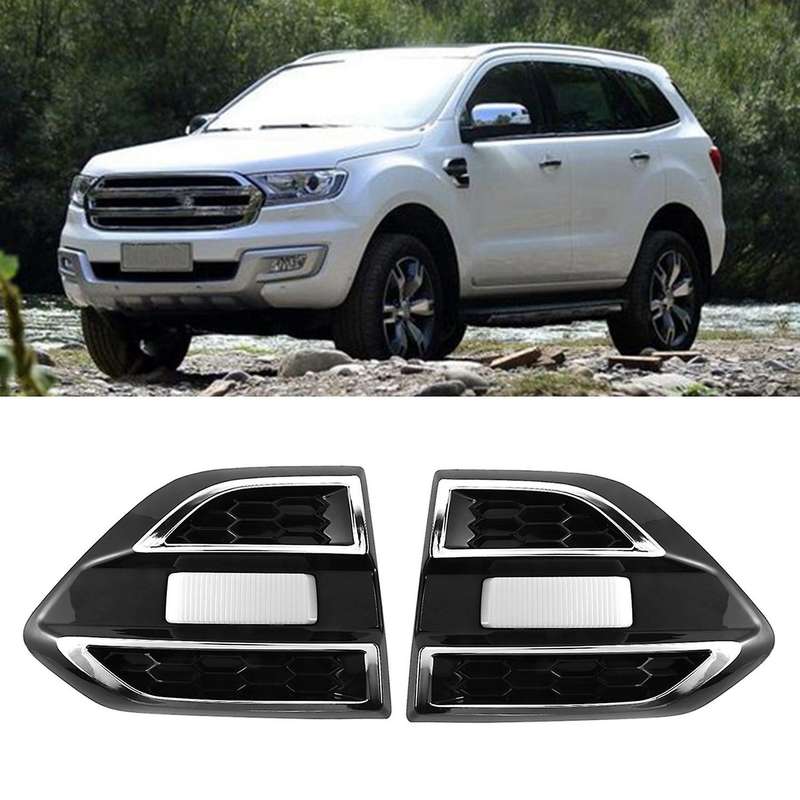2Pcs Car Door Cover LED Daytime Running Light Day Lights for T7 T8 EVERST 2015-2018