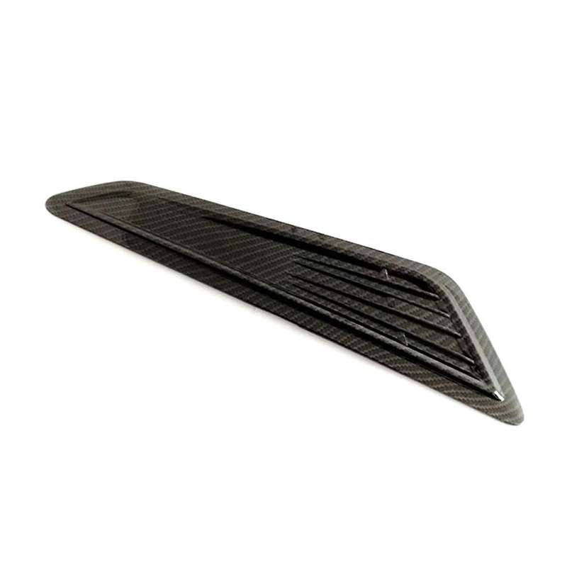 2pcs Car Decorative Front Hood Vent Covers Front Bonnet Hood Air Car Vent Scoop Cover Sticker Car Ac