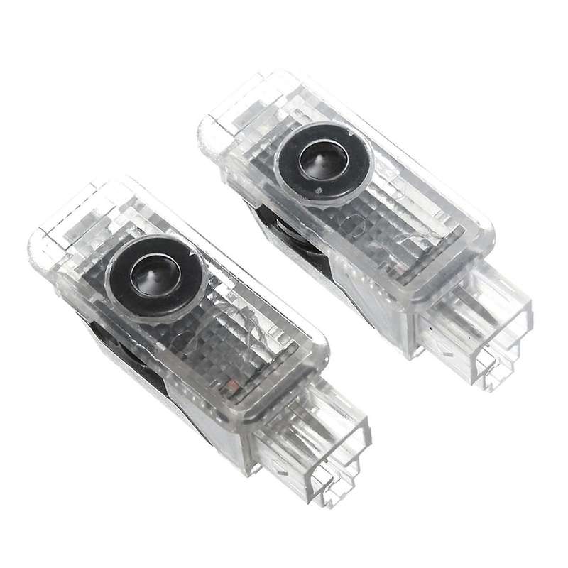 2PCS Car Door Welcome Light LED Projector Light Decoration for A6L Q5 Q3 A3 A5 A7 A8 A4L S4 S5 S6