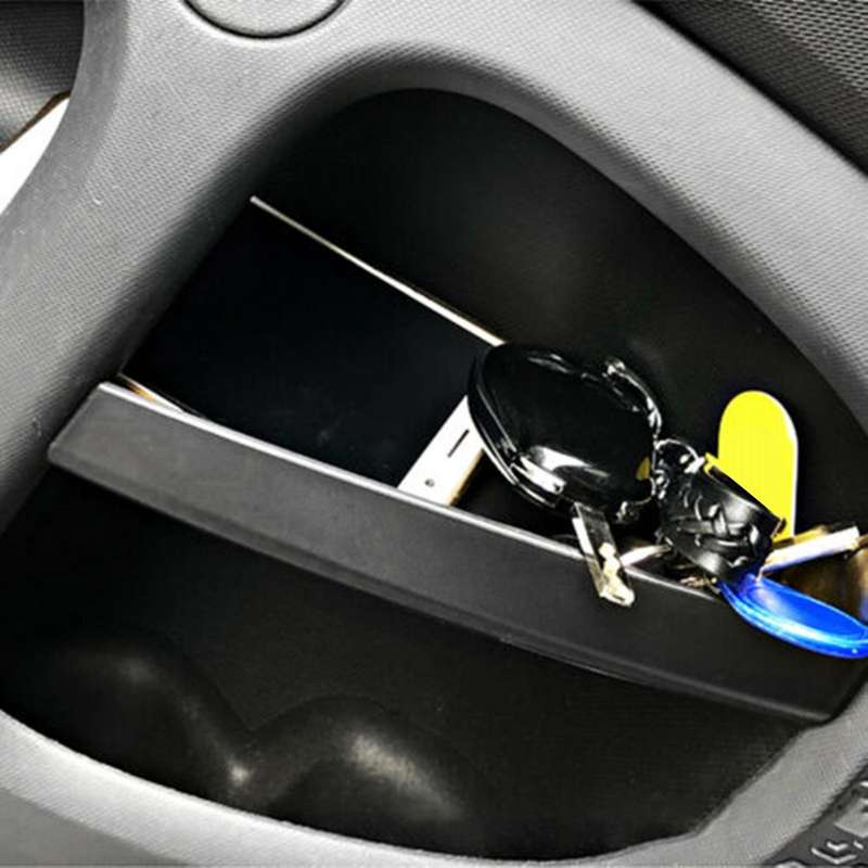 2Pcs Car Door Handle Storage Box Container Glove Auto Organizer for New Smart 453 Fortwo 2015-2019