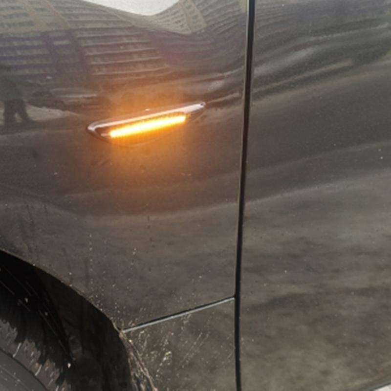 2Pcs Car Dynamic LED Side Marker Light Turn Signal Light for 6 Atenza 2008 2009 2010 2011 2012