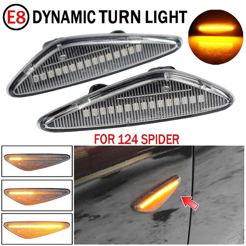 2Pcs Car Dynamic LED Side Marker Light Turn Signal Light for 6 Atenza 2008 2009 2010 2011 2012
