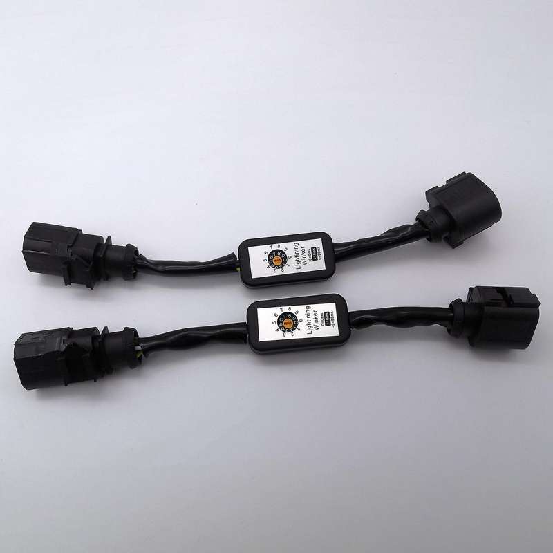 2Pcs Car Dynamic Turn Signal LED Tail Light Additional Module Wiring Harness for 2017