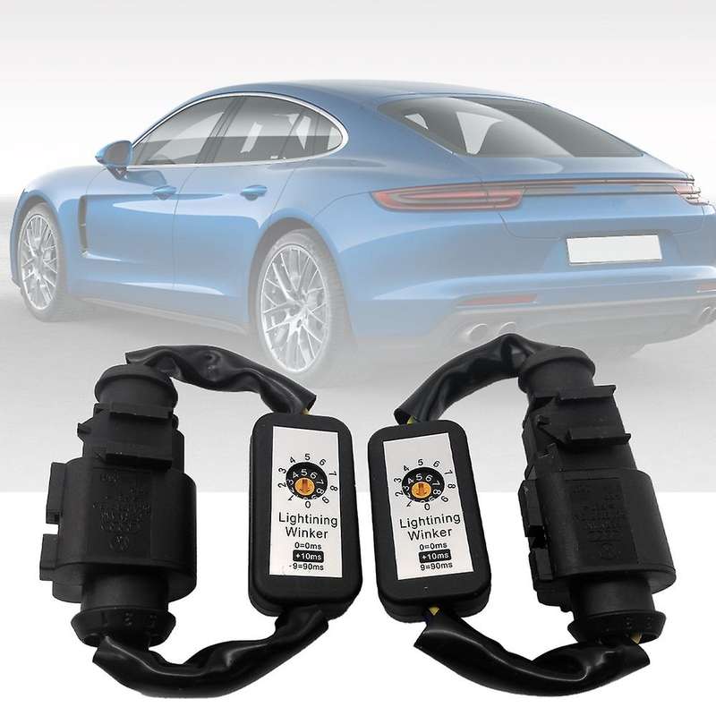 2Pcs Car Dynamic Turn Signal LED Tail Light Additional Module Wiring Harness for 2017