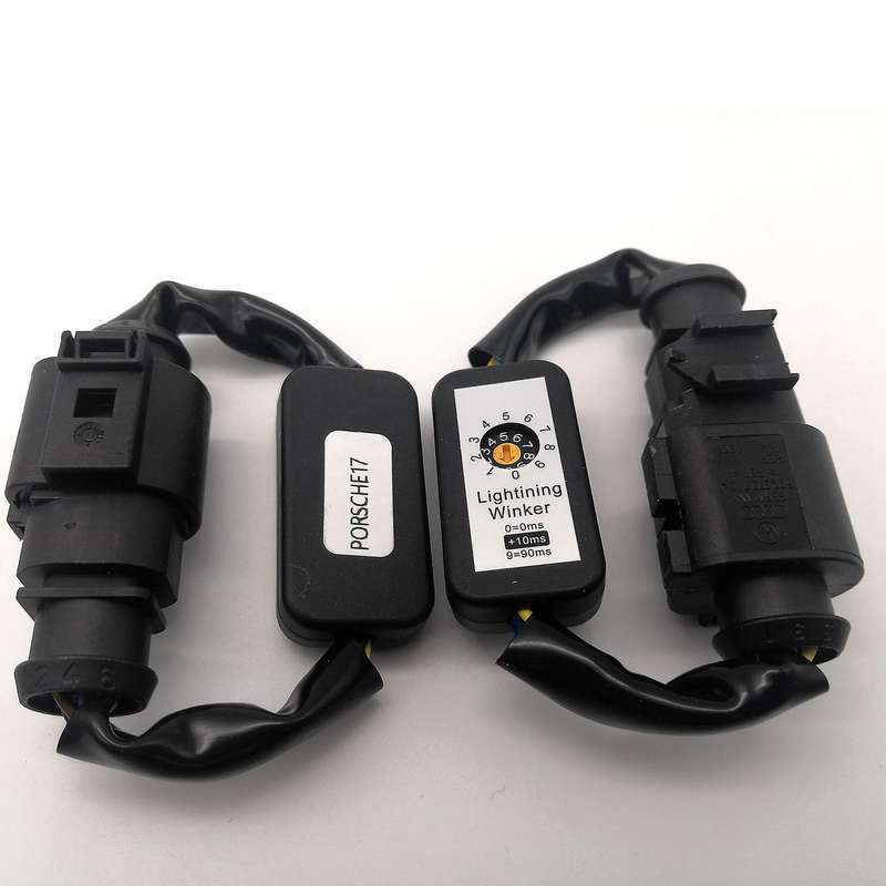 2Pcs Car Dynamic Turn Signal LED Tail Light Additional Module Wiring Harness for 2017