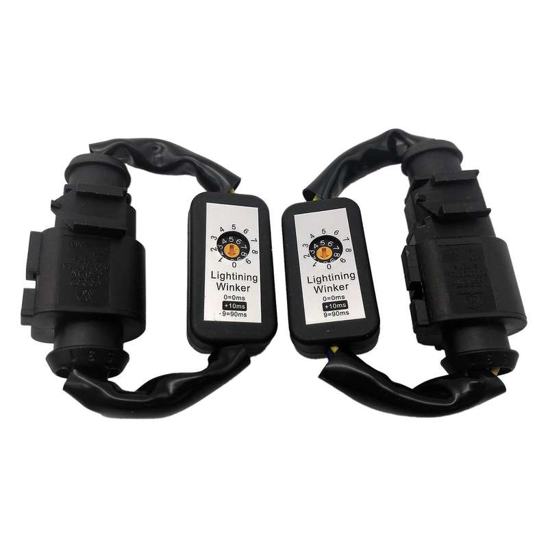 2Pcs Car Dynamic Turn Signal LED Tail Light Additional Module Wiring Harness for 2017