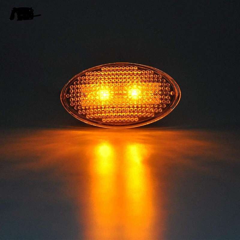 2Pcs Car Dynamic LED Side Repeater Indicator Light Flowing Side Marker Signal Lamp for Mini R50 R52