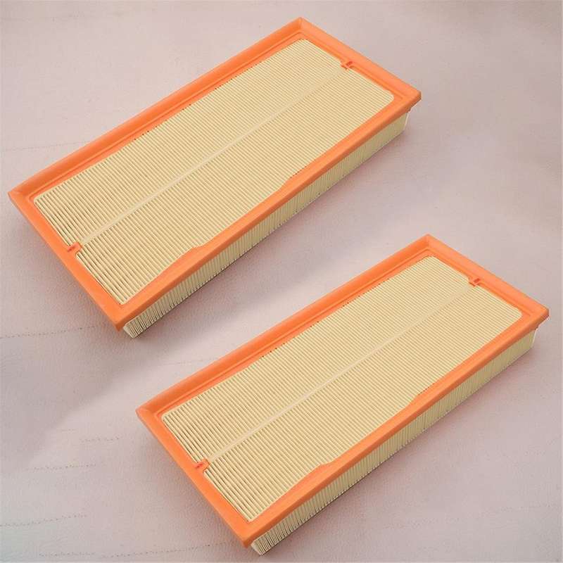 2Pcs Car Engine Air Filter Cleaner LR011593 LR161843 Fit for Range Sport LR4 2010-2016