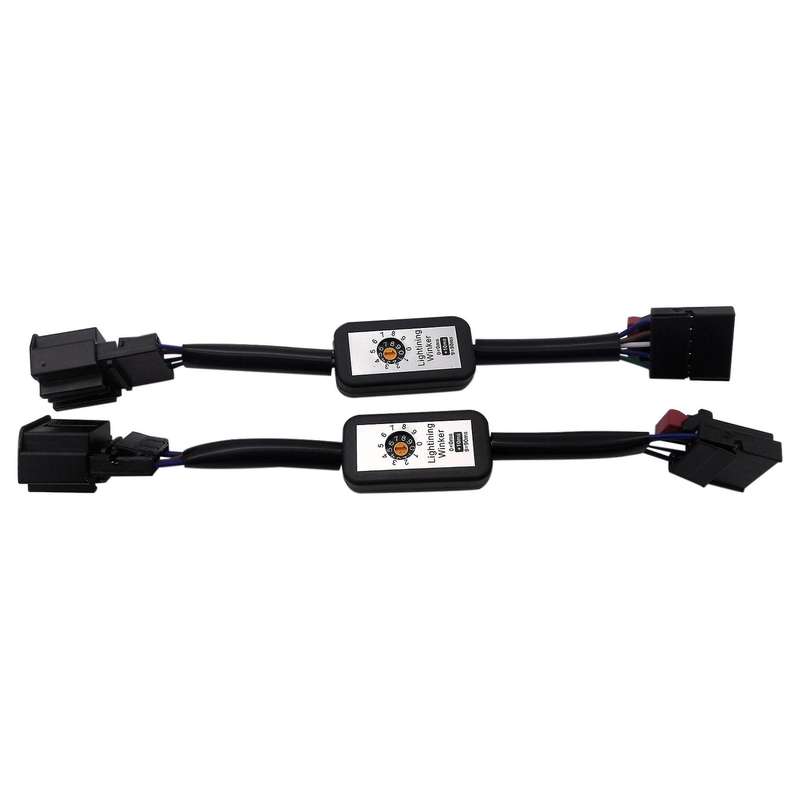 2Pcs Car Dynamic Turn Signal Light LED Tail Light Module Cable Harness for GLI 2017-2018 16D 945 427