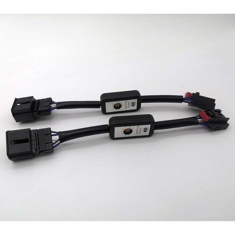 2Pcs Car Dynamic Turn Signal Light LED Tail Light Module Cable Harness for GLI 2017-2018 16D 945 427