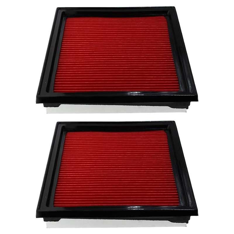 2Pcs Car Engine Air Filter for 370Z 350Z QX50 Q40 Q60 EX35 EX37 G37 G35 G25 16546-JK20A