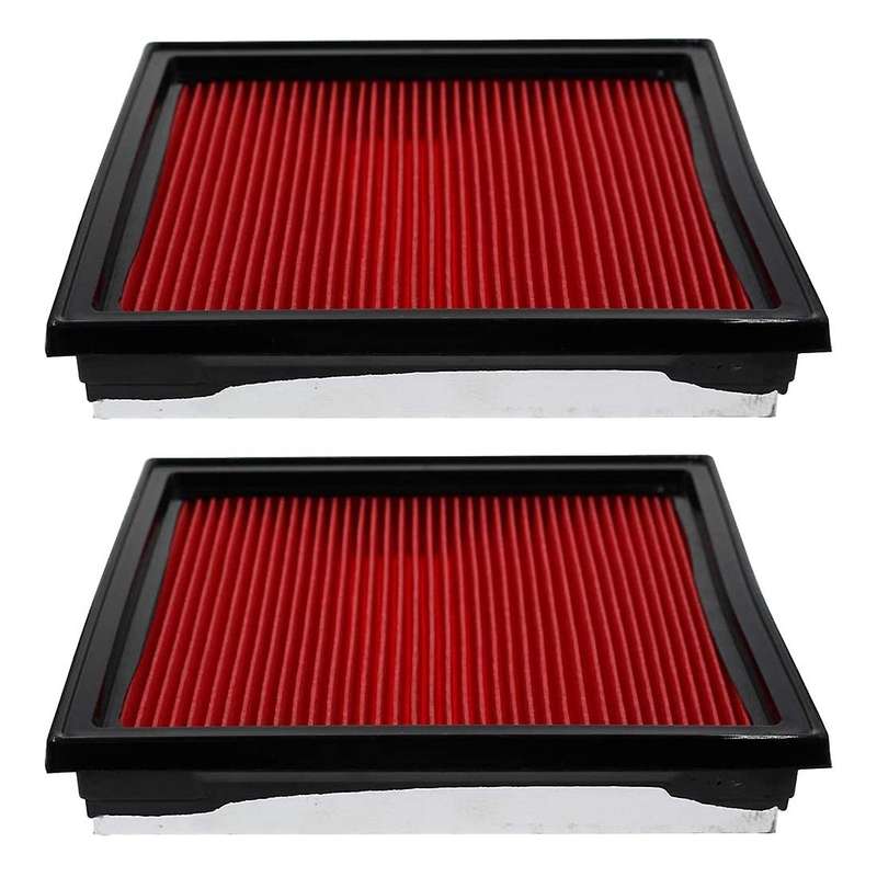 2Pcs Car Engine Air Filter for 370Z 350Z QX50 Q40 Q60 EX35 EX37 G37 G35 G25 16546-JK20A