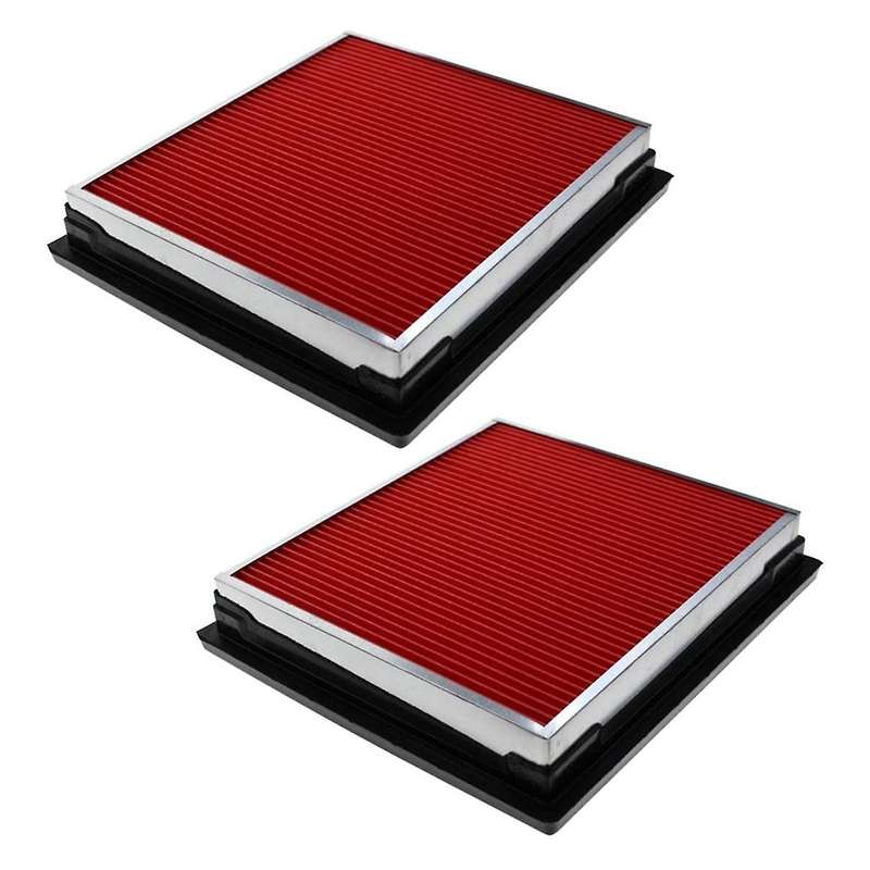 2Pcs Car Engine Air Filter for 370Z 350Z QX50 Q40 Q60 EX35 EX37 G37 G35 G25 16546-JK20A