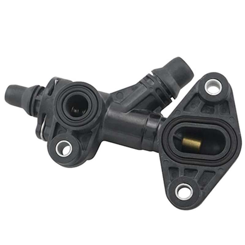 2pcs Car Engine Coolant Thermostat Thermostat Cooling Water Outlet 17217599546 for 5 Series 7 Series