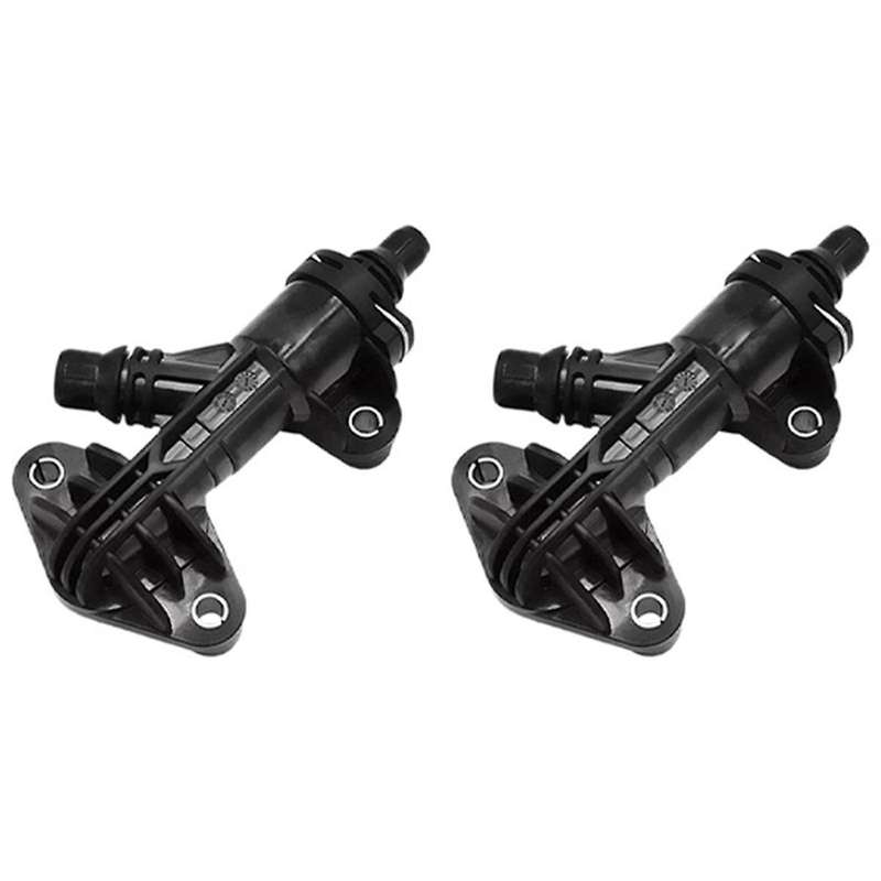 2pcs Car Engine Coolant Thermostat Thermostat Cooling Water Outlet 17217599546 for 5 Series 7 Series
