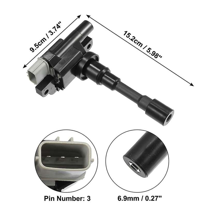 2pcs Car Engine Ignition Coils Replacement for Esteem L4 33400-65g00 33400-65g01