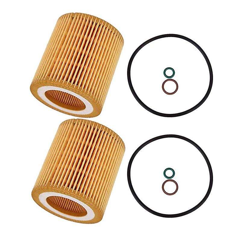 2Pcs Car Engine Oil-Filter for HU816X 11427541827