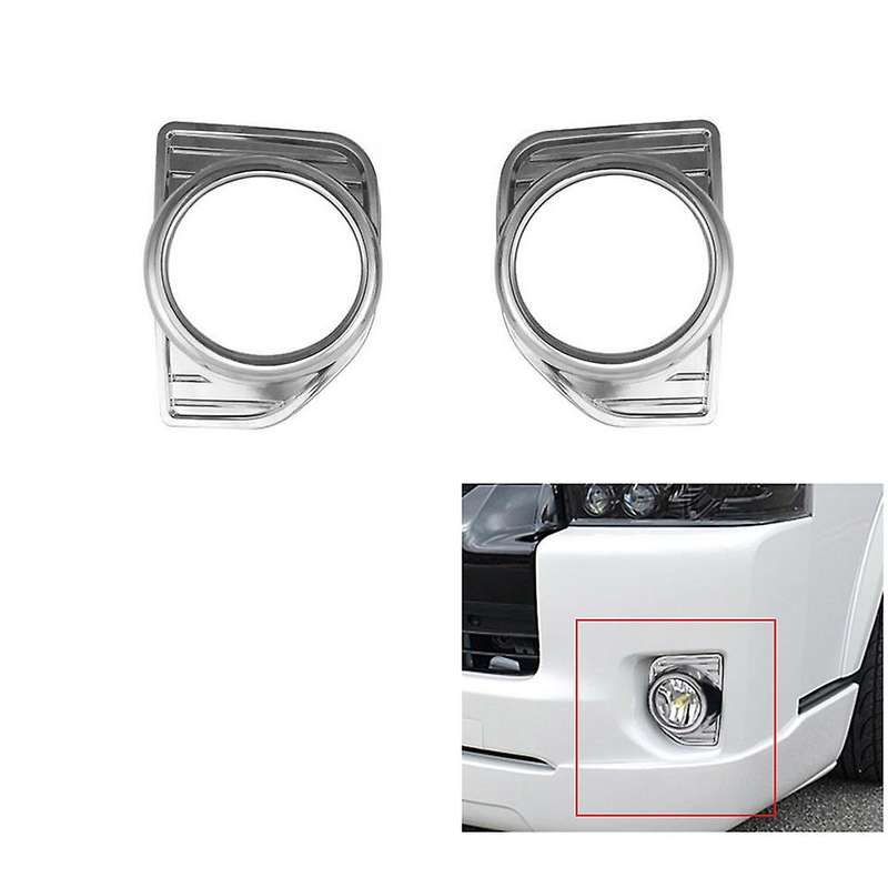2Pcs Car Fog Lamp Cover Stickers Auto Decoration Trim ABS for 200 2014-2020 Car Accessories