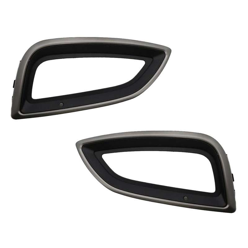 2Pcs Car Fog Lamp Frame Front Fog Lamp Cover Plate for IX35 2013-2015