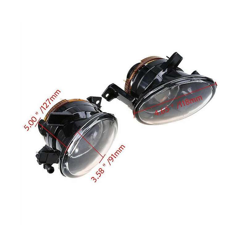 2pcs Car Fog Light Front Bumper Fog Lamp 5k0941699 5k0941700 Golf Mk6 Mk6 1f 2k