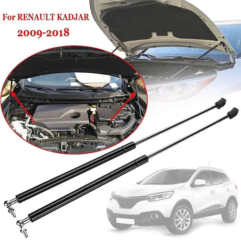 2Pcs Car Front Bonnet Support Shock Gas Rod Accessories for KADJAR 2009-2018