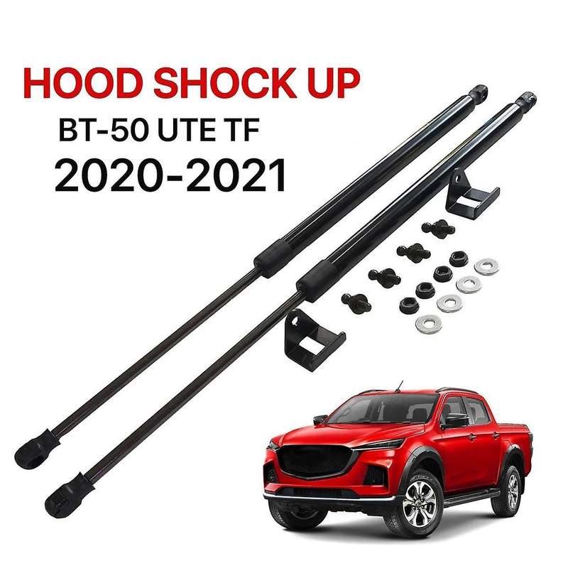 2Pcs Car Front Bonnet Hood Gas Spring Gas Strut Bars for BT50 BT-50 UTE TF 2020 2021
