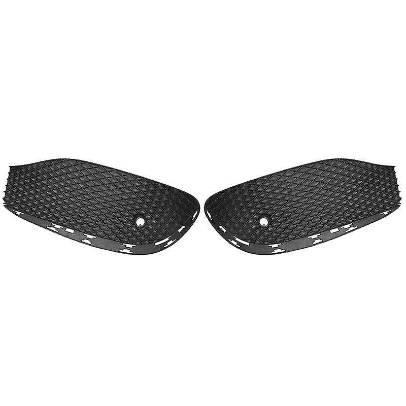 2PCS Car Front Bumper Fog Light Grille Grill Cover for E Class W213 2016-2020 2138850822 2138851122