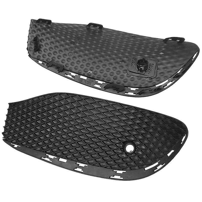 2PCS Car Front Bumper Fog Light Grille Grill Cover for E Class W213 2016-2020 2138850822 2138851122