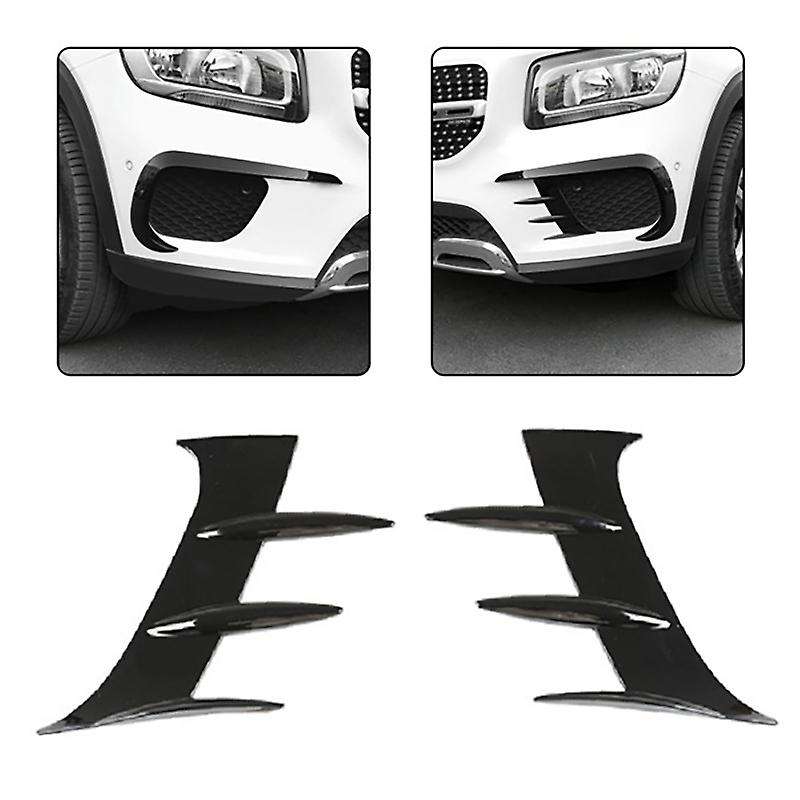 2Pcs Car Front Bumper Splitters Side Wind Knife for - X247 GLB180 GLB200 GLB250 2020 2021