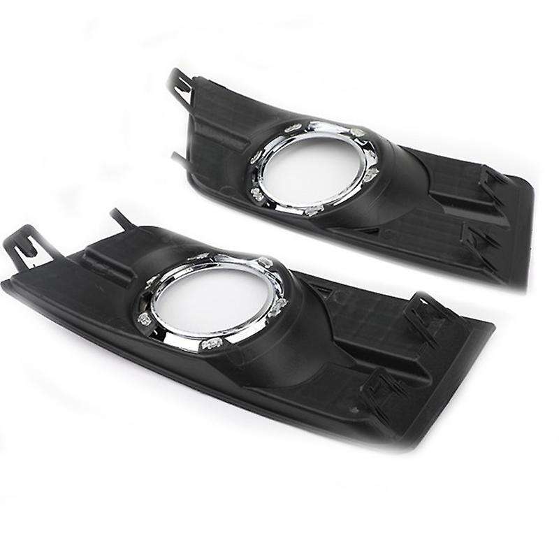 2Pcs Car Front Bumper Side Fog Light Grille Lamp Cover Replacement for SRX 2010-2016