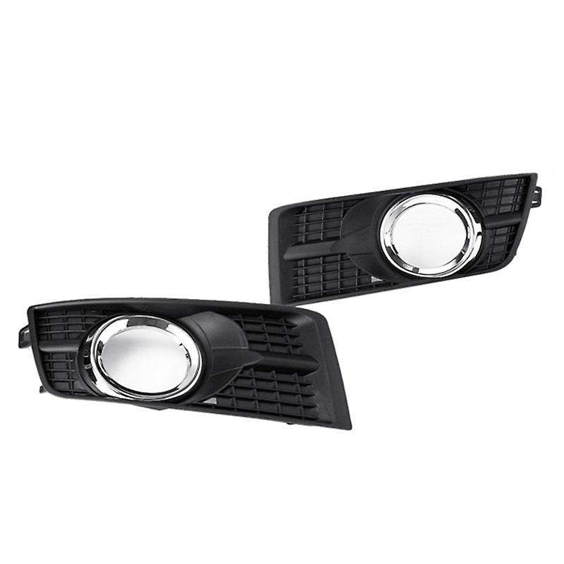 2Pcs Car Front Bumper Side Fog Light Grille Lamp Cover Replacement for SRX 2010-2016