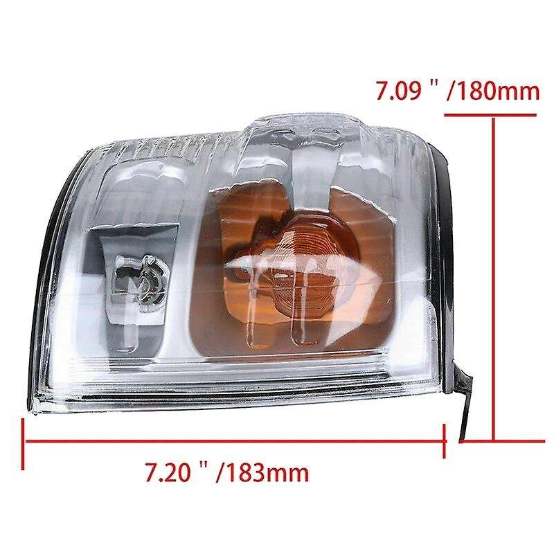 2Pcs Car Front Corner Light Turn Signal Daytime Running Light for 2001-2005 81520-35280 81521-35280