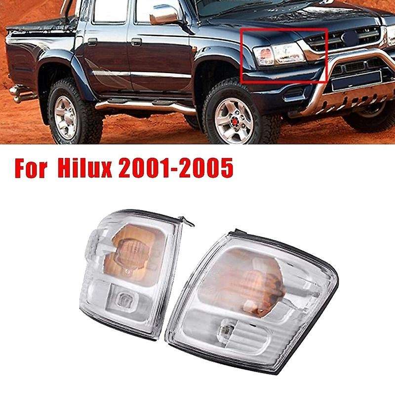 2Pcs Car Front Corner Light Turn Signal Daytime Running Light for 2001-2005 81520-35280 81521-35280