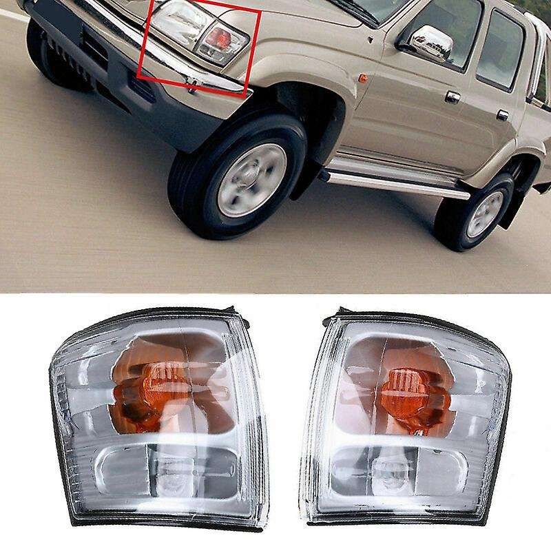 2Pcs Car Front Corner Light Turn Signal Daytime Running Light for 2001-2005 81520-35280 81521-35280