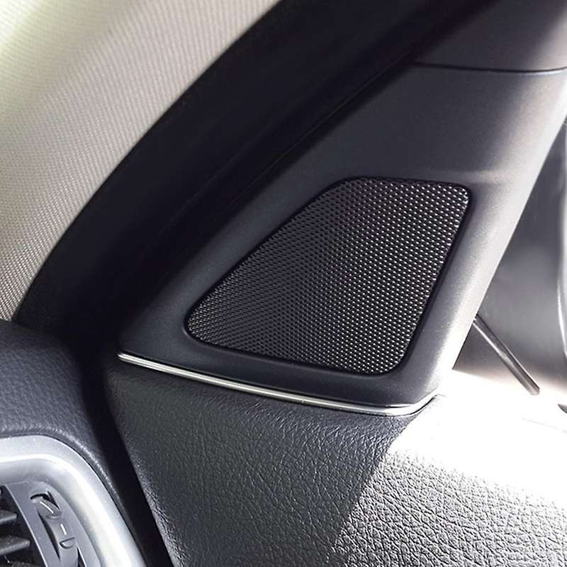 2Pcs Car Front Door Speaker Covers Car Interior Accessories Space Decor Trim Interior for - 5 Series